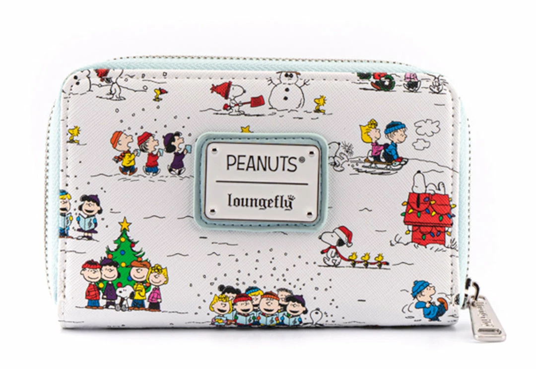 Loungefly Peanuts Happy Holidays AOP Ziparound Wallet 2 Loungefly Peanuts Happy Holidays AOP Ziparound Wallet