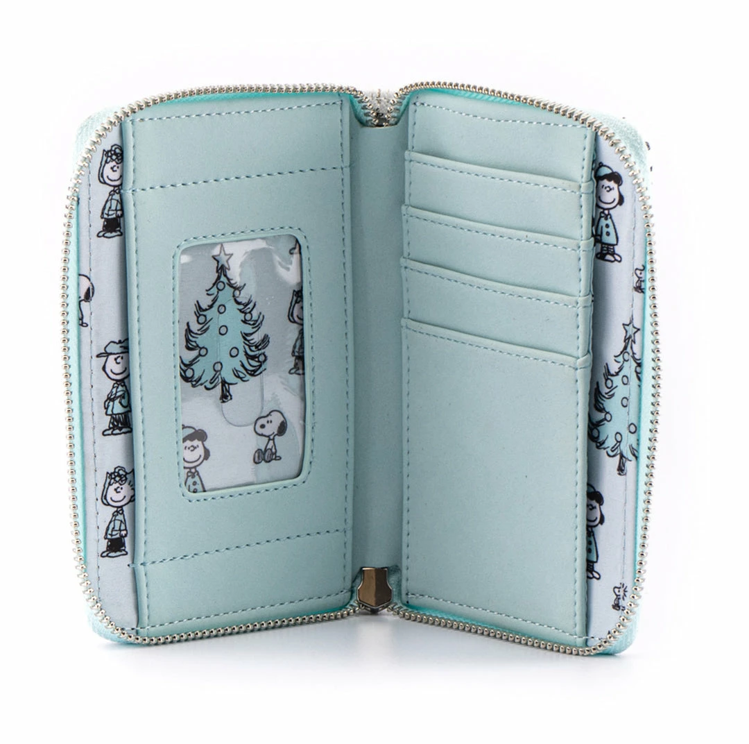 Loungefly Peanuts Happy Holidays AOP Ziparound Wallet 3 Loungefly Peanuts Happy Holidays AOP Ziparound Wallet