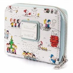Loungefly Peanuts Happy Holidays AOP Ziparound Wallet 7 Loungefly Peanuts Happy Holidays AOP Ziparound Wallet
