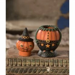 Bethany Lowe Johanna Parker Pumpkin Pete Spooks Jar