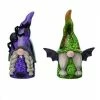 Transpac Glitzy Witch Gnome Decor Collectibles
