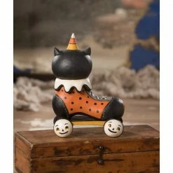 Bethany Lowe Johanna Parker Roller Spook Cat Scooter