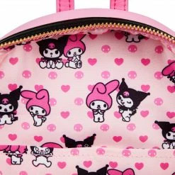 Loungefly Sanrio My Melody & Kuromi Double Pocket Backpack Loungefly In Stock