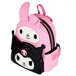 Loungefly Sanrio My Melody & Kuromi Double Pocket Backpack Loungefly In Stock