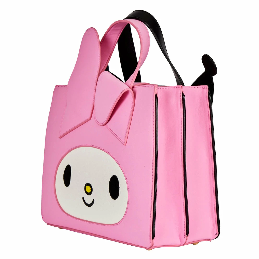Loungefly In Stock Loungefly Sanrio My Melody & Kuromi Double Sided Crossbody 3 Loungefly In Stock Loungefly Sanrio My Melody & Kuromi Double Sided Crossbody