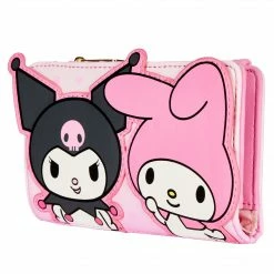 Loungefly Sanrio My Melody & Kuromi Flap Wallet Loungefly In Stock
