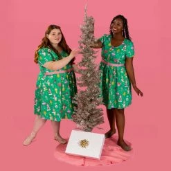 Disney Loungefly Stitch Shoppe Holiday "Laci" Dress