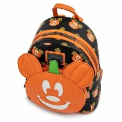 Loungefly Disney Mickey-O-Lantern Mini Backpack Loungefly In Stock