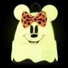 Loungefly In Stock Loungefly Disney Ghost Minnie Glow-in-the-Dark Cosplay Mini Backpack