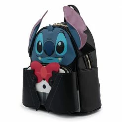 Loungefly In Stock Loungefly Disney Vampire Stitch Bowtie Mini Backpack