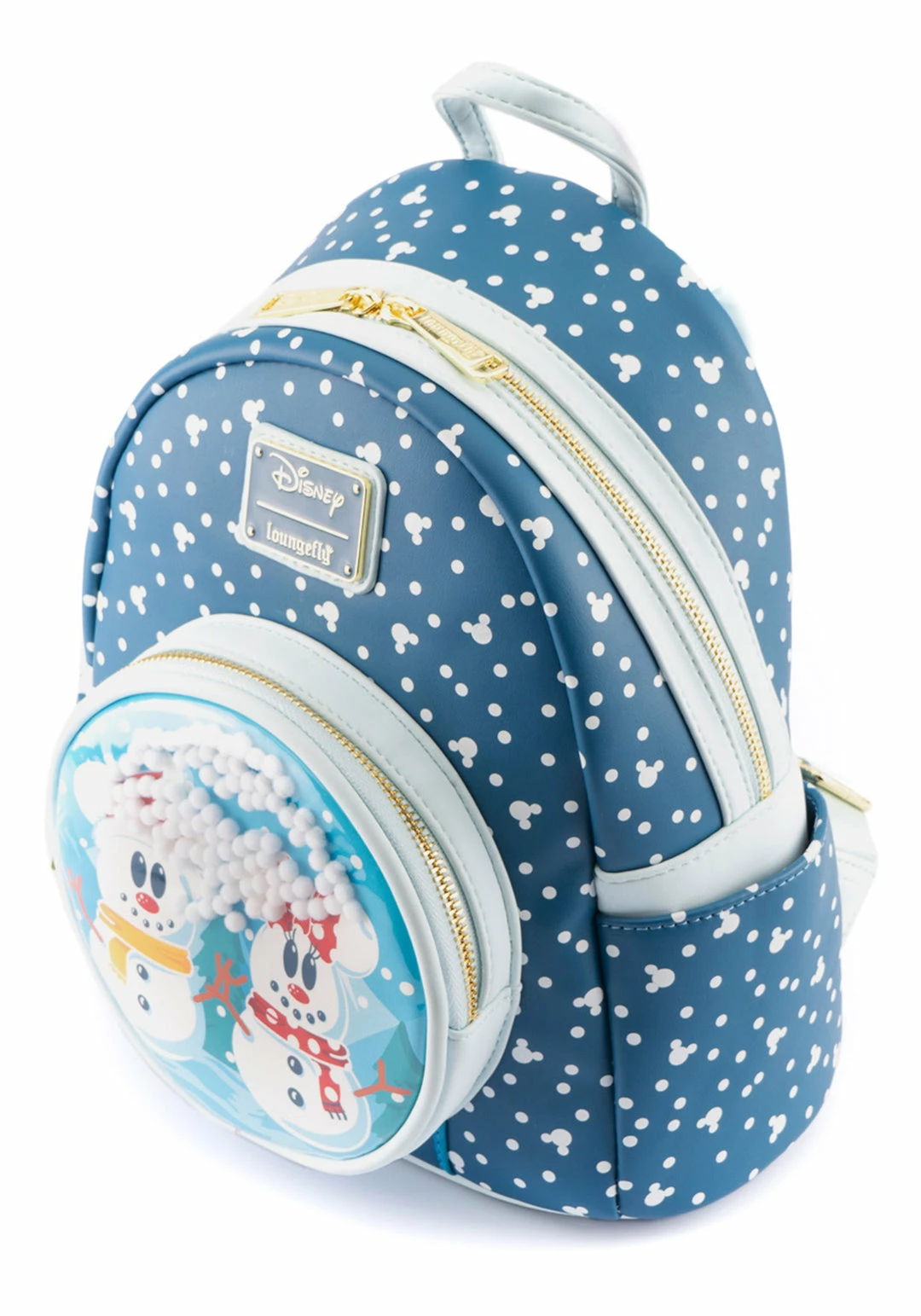 Loungefly Disney Snowman Mickey Minnie Snow Globe Mini Backpack Loungefly In Stock 4 Loungefly Disney Snowman Mickey Minnie Snow Globe Mini Backpack Loungefly In Stock