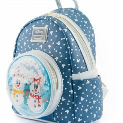 Loungefly Disney Snowman Mickey Minnie Snow Globe Mini Backpack Loungefly In Stock 9 Loungefly Disney Snowman Mickey Minnie Snow Globe Mini Backpack Loungefly In Stock