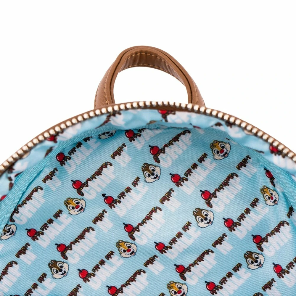 Loungefly Disney Chip And Dale Snackies AOP Mini Backpack 4 Loungefly Disney Chip And Dale Snackies AOP Mini Backpack