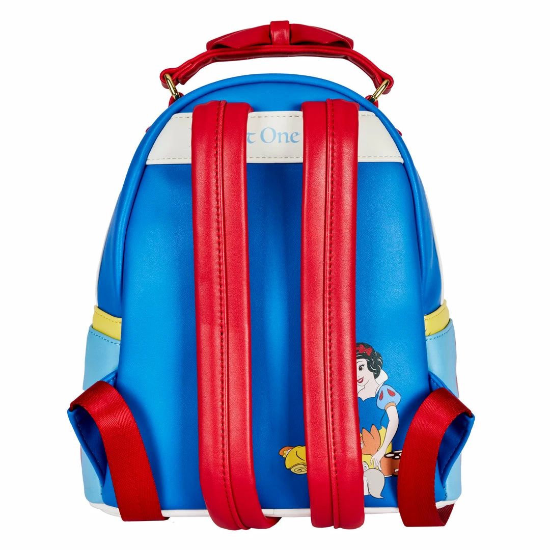 Loungefly Disney Snow White Cosplay Bow Handle Mini Backpack Loungefly In Stock 3 Loungefly Disney Snow White Cosplay Bow Handle Mini Backpack Loungefly In Stock
