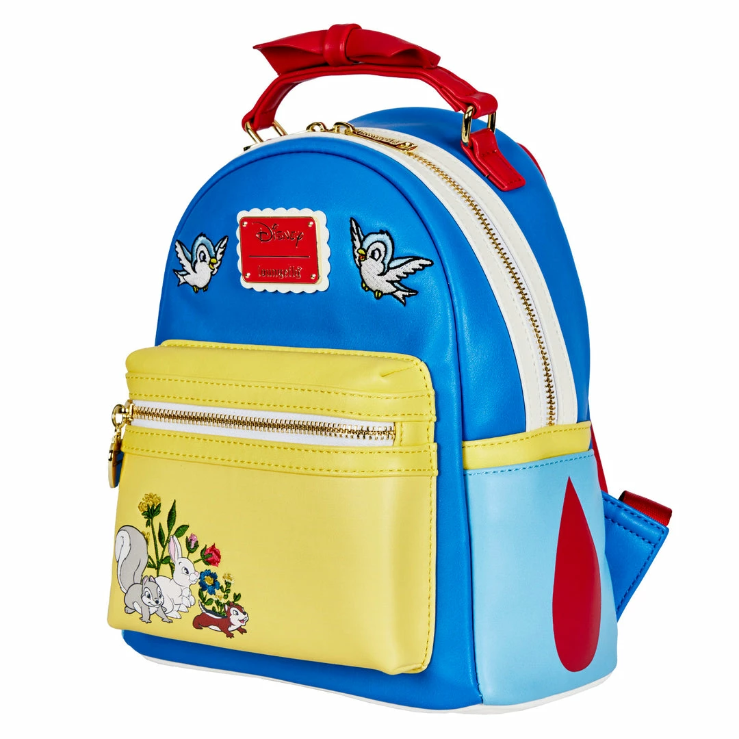 Loungefly Disney Snow White Cosplay Bow Handle Mini Backpack Loungefly In Stock 2 Loungefly Disney Snow White Cosplay Bow Handle Mini Backpack Loungefly In Stock