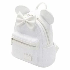 Loungefly Disney Minnie Sequin Wedding Mini Backpack