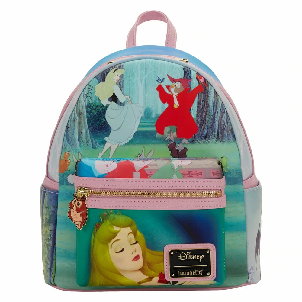 Loungefly Disney Sleeping Beauty Princess Scene Mini Backpack 1 Loungefly Disney Sleeping Beauty Princess Scene Mini Backpack