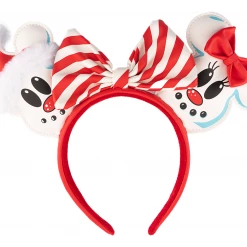 Loungefly Disney Snowman Mickey Minnie Headband Loungefly In Stock