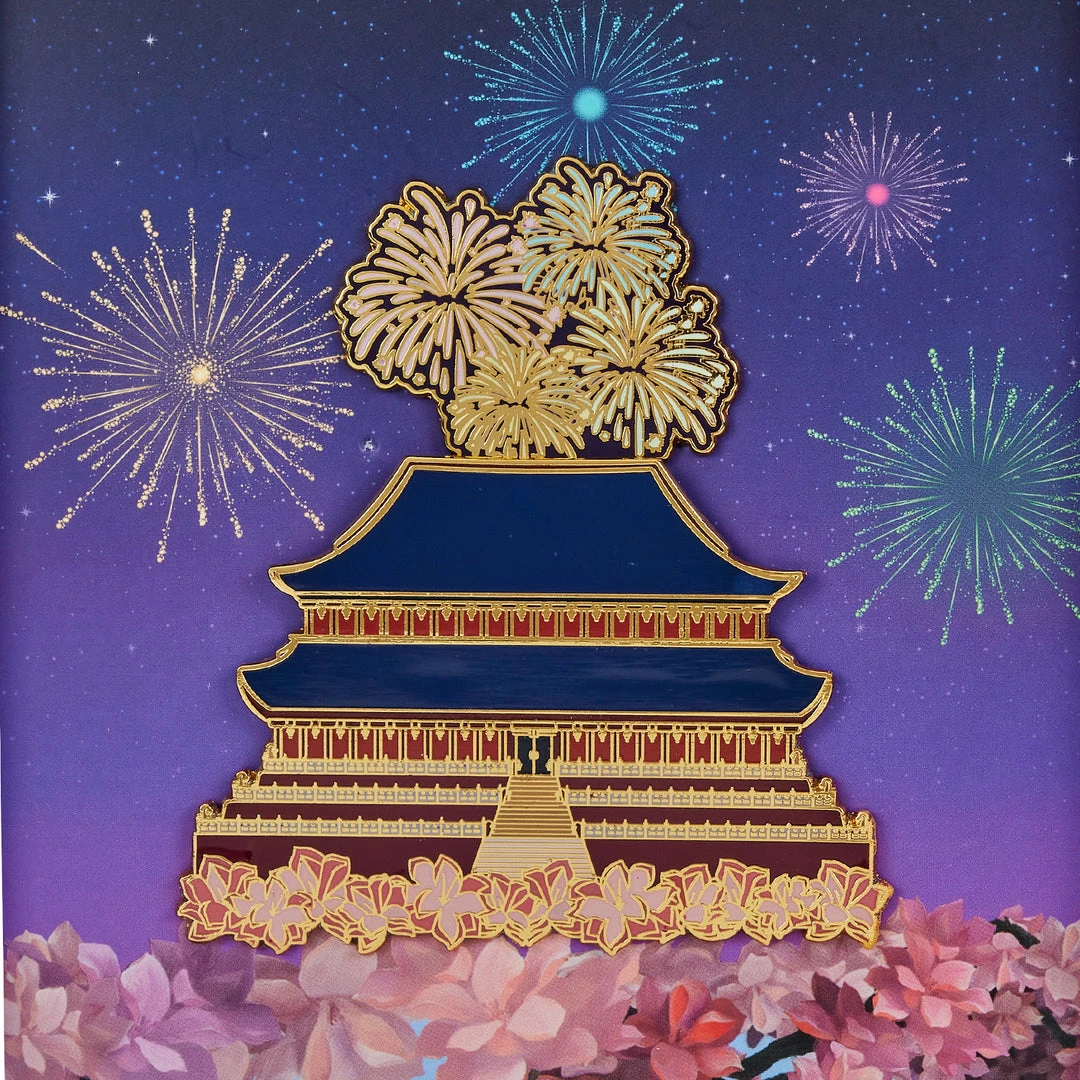 Loungefly Disney Mulan Castle 3" Collector Box Pin 2 Loungefly Disney Mulan Castle 3" Collector Box Pin