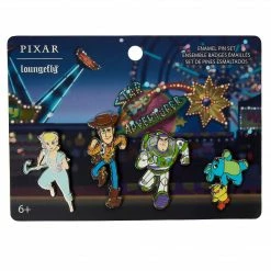 Loungefly Disney Toy Story Ferris Wheel Movie Moment 4pc Pin Set Loungefly In Stock