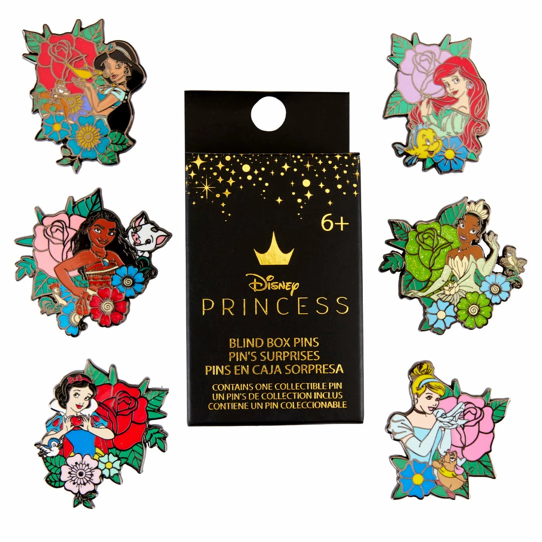 Loungefly In Stock Loungefly Disney Princess Floral Tattoo Blind Box Pin 1 Loungefly In Stock Loungefly Disney Princess Floral Tattoo Blind Box Pin