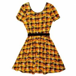 Loungefly Stitch Shoppe Minnie Mickey Spooky Gingham