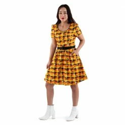 Loungefly Stitch Shoppe Minnie Mickey Spooky Gingham