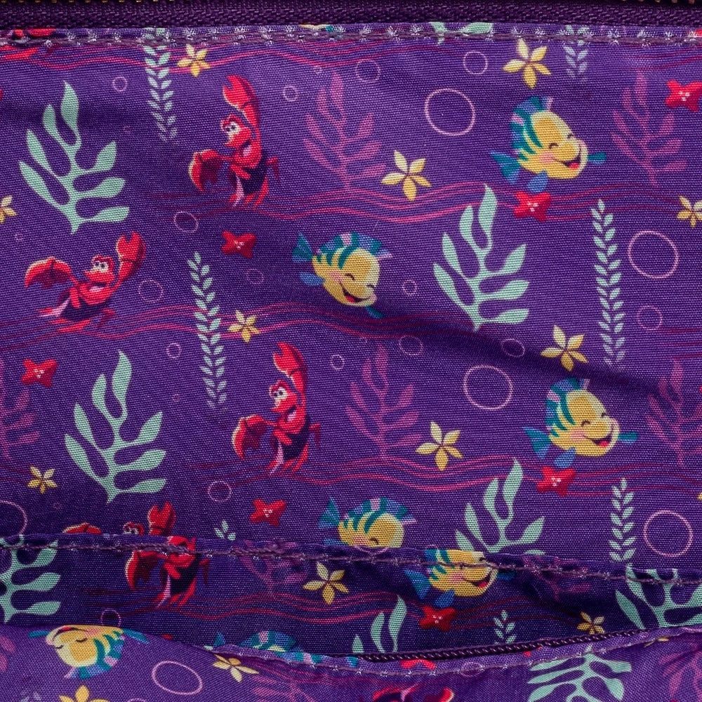 Loungefly Disney Ariel Castle Collection Crossbody Loungefly In Stock 3 Loungefly Disney Ariel Castle Collection Crossbody Loungefly In Stock