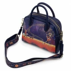 Loungefly Pixar Coco Marigold Bridge Guitar Strap Crossbody