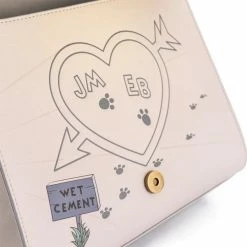 Loungefly Disney Lady And The Tramp Wet Cement Flap Crossbody Loungefly In Stock