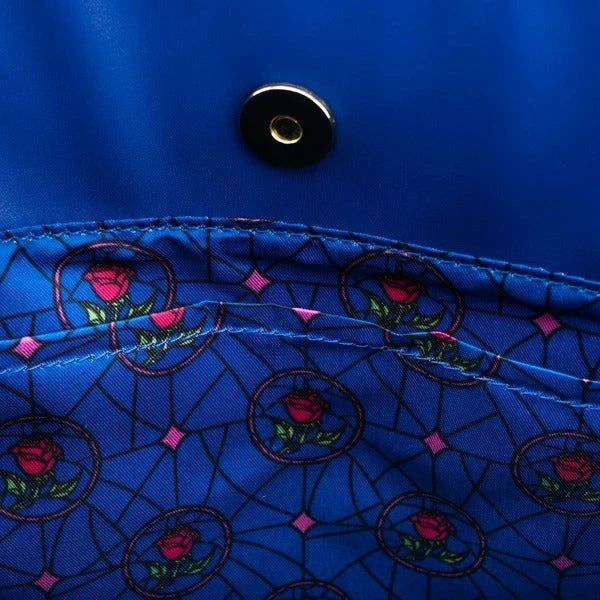 Loungefly Disney Princess Castle Series Belle Crossbody 4 Loungefly Disney Princess Castle Series Belle Crossbody