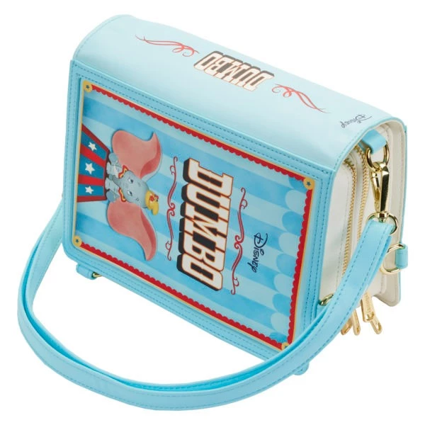 Loungefly Disney Dumbo Book Series Convertible Crossbody Bag 7 Loungefly Disney Dumbo Book Series Convertible Crossbody Bag