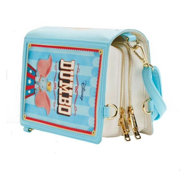 Loungefly Disney Dumbo Book Series Convertible Crossbody Bag 8 Loungefly Disney Dumbo Book Series Convertible Crossbody Bag