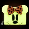 Loungefly Disney Ghost Minnie Glow-in-the-Dark Ziparound Wallet Loungefly In Stock