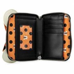 Loungefly Disney Ghost Minnie Glow-in-the-Dark Ziparound Wallet Loungefly In Stock