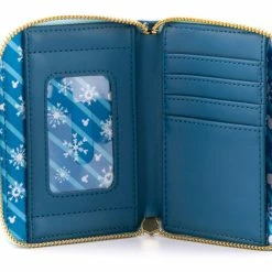 Loungefly In Stock Loungefly Disney Snowman Mickey Minnie Snow Globe Ziparound Wallet