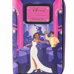 Loungefly Disney Princess And The Frog Tiana's Place Ziparound Wallet Loungefly In Stock