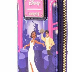 Loungefly Disney Princess And The Frog Tiana's Place Ziparound Wallet Loungefly In Stock