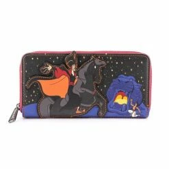 Loungefly Disney Villains Aladdin Jafar Scene Ziparound Wallet Loungefly In Stock