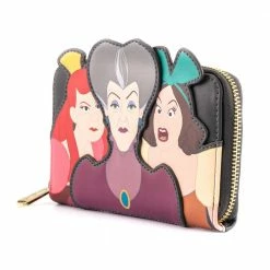 Loungefly In Stock Loungefly Disney Villains Scene Evil Stepmother And Stepsisters Ziparound Wallet