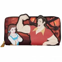 Loungefly In Stock Loungefly Disney Villains Scene Gaston Ziparound Wallet