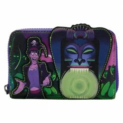 Loungefly Disney Villains Princess And The Frog Glow-in-the-Dark Dr. Facilier Ziparound Wallet