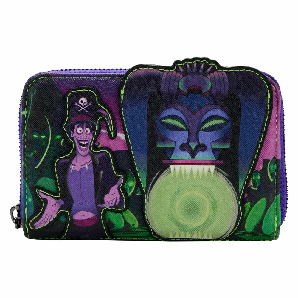 Loungefly Disney Villains Princess And The Frog Glow-in-the-Dark Dr. Facilier Ziparound Wallet 2 Loungefly Disney Villains Princess And The Frog Glow-in-the-Dark Dr. Facilier Ziparound Wallet