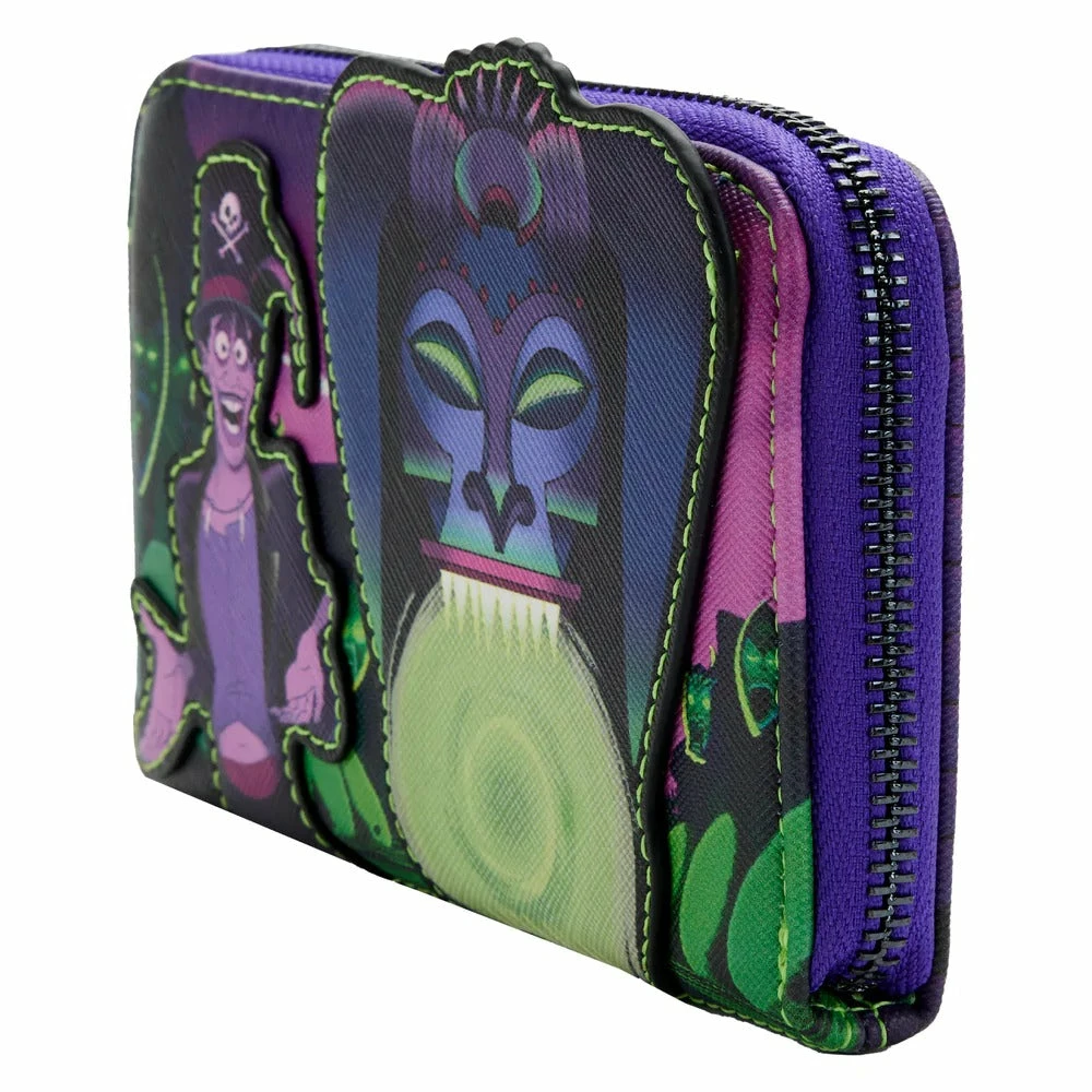Loungefly Disney Villains Princess And The Frog Glow-in-the-Dark Dr. Facilier Ziparound Wallet 3 Loungefly Disney Villains Princess And The Frog Glow-in-the-Dark Dr. Facilier Ziparound Wallet