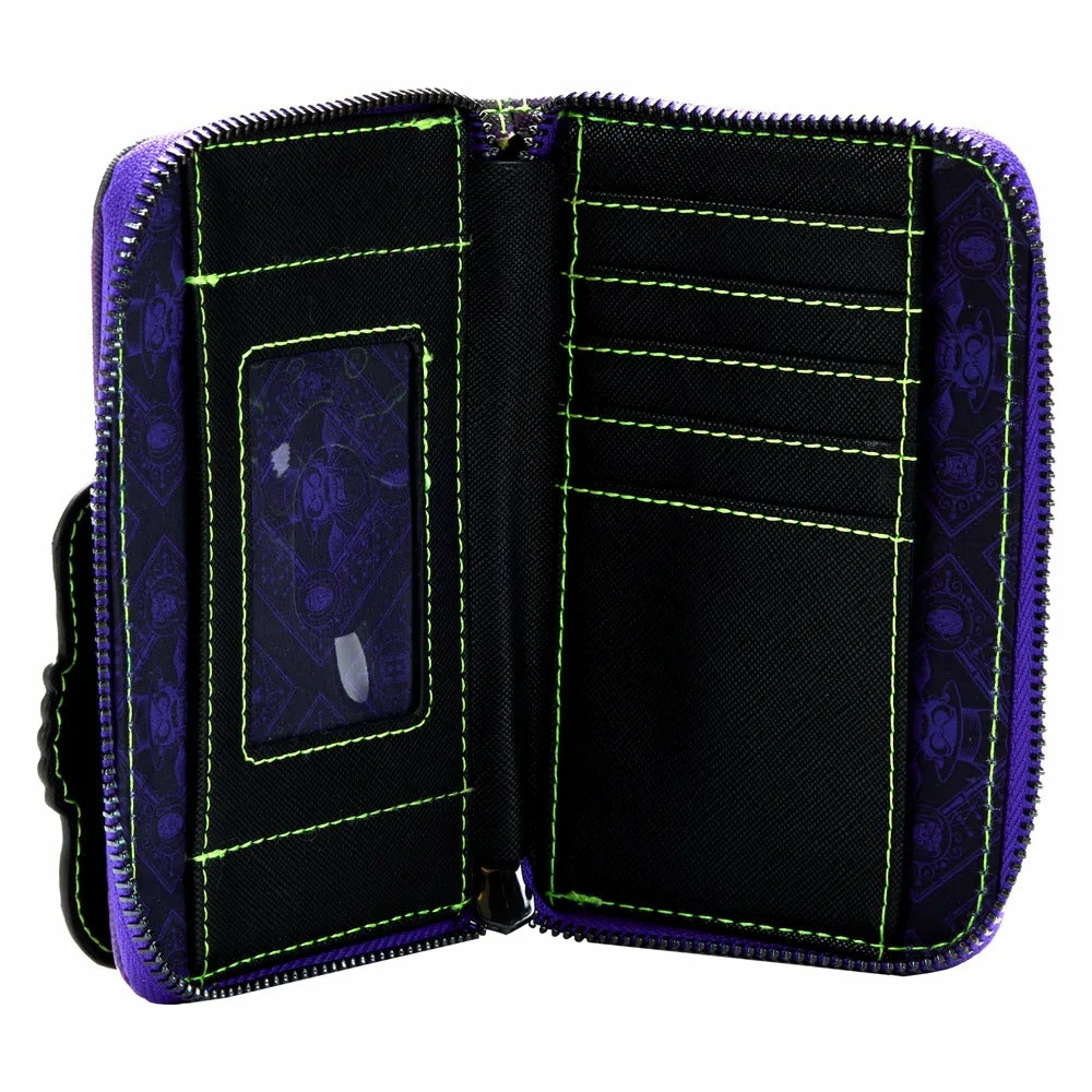 Loungefly Disney Villains Princess And The Frog Glow-in-the-Dark Dr. Facilier Ziparound Wallet 5 Loungefly Disney Villains Princess And The Frog Glow-in-the-Dark Dr. Facilier Ziparound Wallet