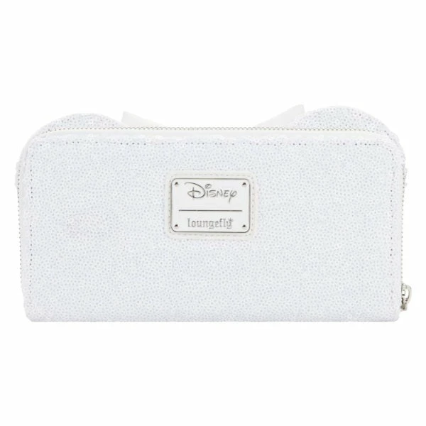 Loungefly Disney Minnie Sequin Wedding Wallet 2 Loungefly Disney Minnie Sequin Wedding Wallet