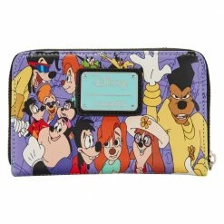 Loungefly Disney Goofy Movie Collage Ziparound Wallet