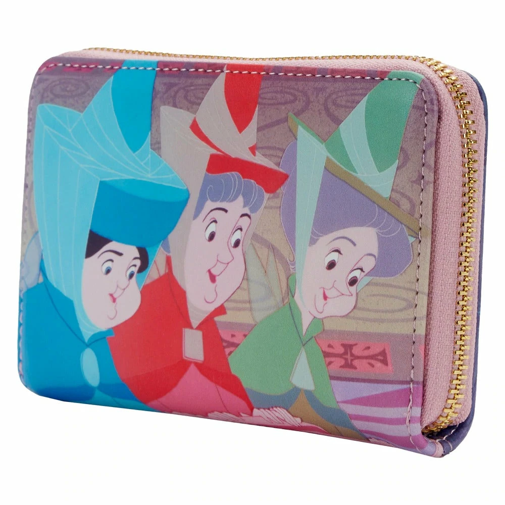 Loungefly Disney Sleeping Beauty Princess Scene Ziparound Wallet 2 Loungefly Disney Sleeping Beauty Princess Scene Ziparound Wallet