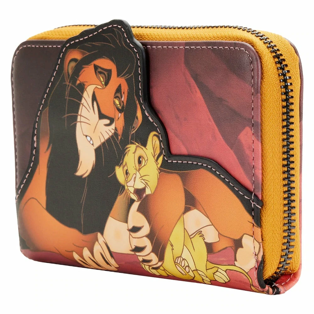 Loungefly Disney Lion King Villains Scene Scar Ziparound Wallet 2 Loungefly Disney Lion King Villains Scene Scar Ziparound Wallet