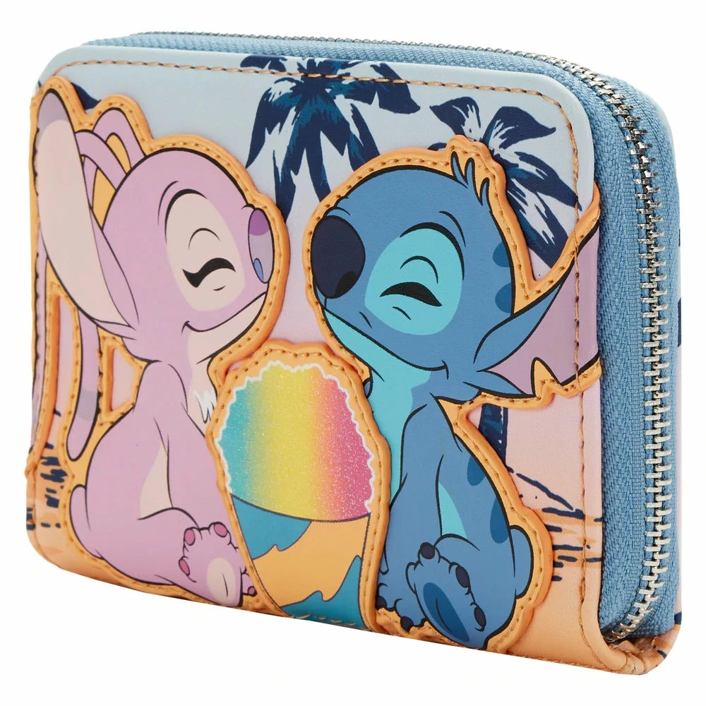 Loungefly Disney Lilo & Stitch Snow Cone Date Night Ziparound Wallet 2 Loungefly Disney Lilo & Stitch Snow Cone Date Night Ziparound Wallet